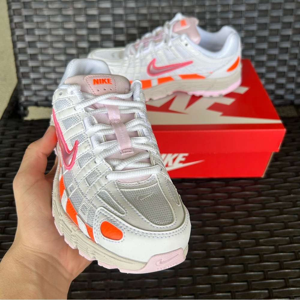 NIKE P-6000 DIGITAL PINK CRIMSON Size 6 W - Picture 2 of 5
